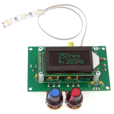 Cyfrowy obrotomierz stroboskopowy LED - zlutowany KIT AVT 5924