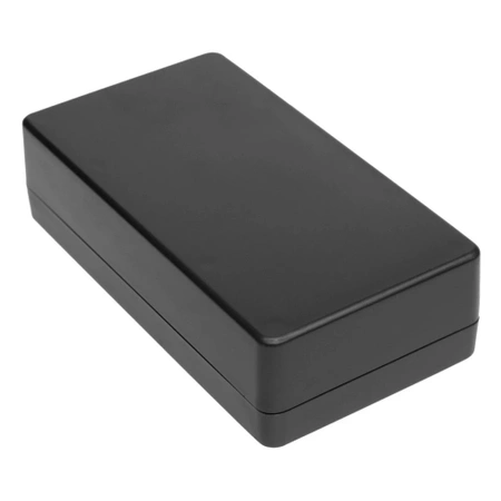 Obudowa uniwersalna Z78, 84,5 × 154 × 42,5 mm, ABS, czarna, z panelami bocznymi, Kradex