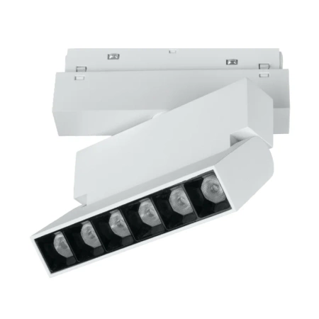 Reflektor szynowy magnetyczny liniowy regulowany 6W 480lm 4000K biały M-LINE