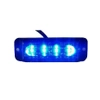 Lampa błyskowa LED do pojazdu, 20W, 4 LED, światło niebieskie, R65 R10, 12V/24V, LW0034
