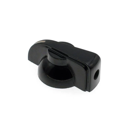 Gałka ze wskaźnikiem, oś 6mm, 32x19x13mm, czarna