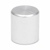 Gałka aluminiowa do potencjometru na oś 6mm - 10x11mm - srebrna - GSL10