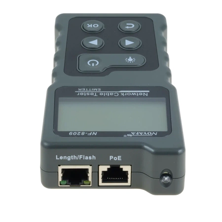 Tester LAN RJ45, PoE, LCD, adapter, Noyafa NF-8209