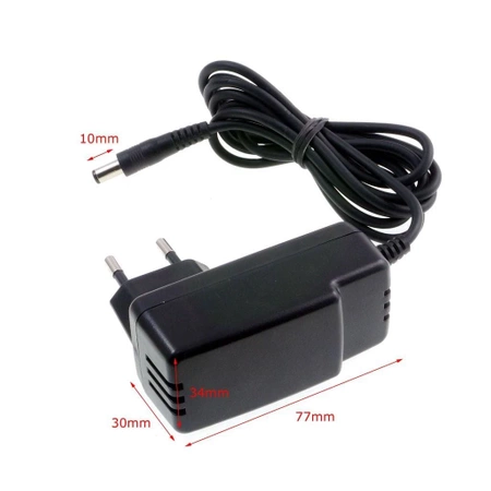 Zasilacz impulsowy 12V 1.5A, wtyk DC 2.5/5.5 prosty
