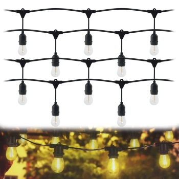 Girlanda oświetleniowa 20m,  20 żarówek LED E27, 3000K Virone LG-3