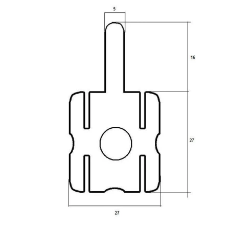 Blaszka do zgrzewania ogniw (kwadrat) 4x18650