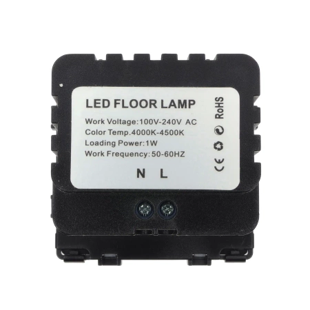 Moduł - Lampka schodowa podłogowa - biały - Tawoia Glass