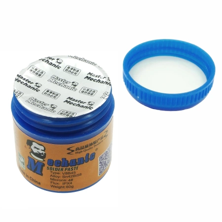 Pasta lutownicza V8B45 138°C Mechanic, słoiczek 60g