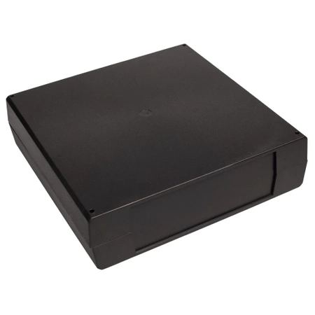 Obudowa uniwersalna Z26, 220 × 220 × 60 mm, PS, czarna, z panelami bocznymi, Kradex