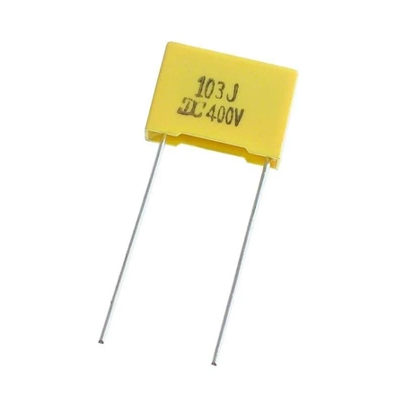 Kondensator foliowy MKT 10 nF, 400 V, raster 10 mm