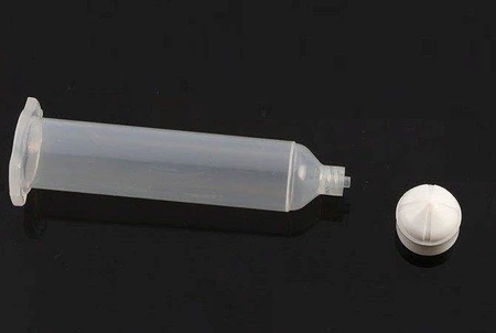 Strzykawka dozująca 55cc - aplikator do kleju, pasty, topnika