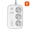 Listwa zasilająca, 10 A, Wi-Fi Tuya, z włącznikiem, biała, LDNIO