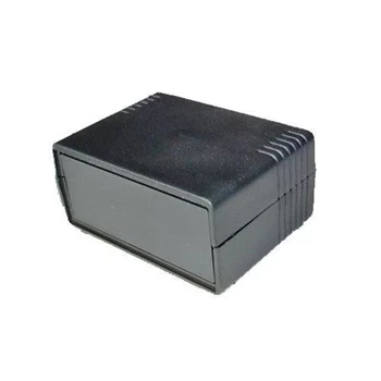 Obudowa uniwersalna 88 × 64 × 43 mm z ABS, czarna, z moletowanymi ściankami i panelami, KM-42BN Maszczyk
