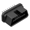 Złącze OBD męskie z pinami i blokadą przewodów, ABS, czarne, Kradex ZOBD CAP PLUG