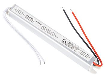 Zasilacz impulsowy do taśm LED 12 V, 2 A, 24 W, obudowa SLIM