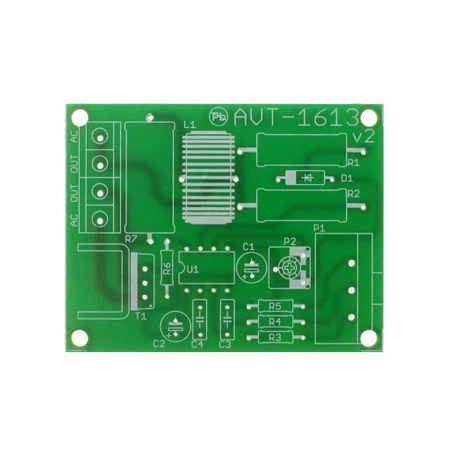 Regulator obrotów wentylatora 230V, PCB do projektu AVT1613