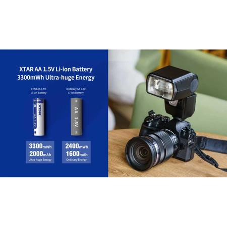 Akumulator Xtar R6 / AA x4 1.5V Li-ion 2000mAh z zabezpieczeniem (BOX)