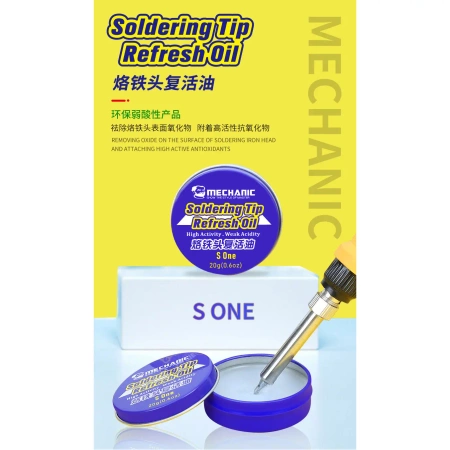 Preparat do regeneracji grotów lutowniczych Mechanic S One - puszka 20g