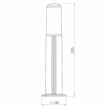 Słupek Ogrodowy Polar 45cm
