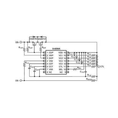 Moduł BMS PCM PCB ładowania Li-ion 3S 12V 6-8A - 18650