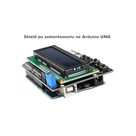 Moduł shield LCD keypad, kompatybilny z Arduino