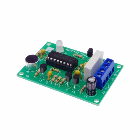 Klaskacz - akustyczne zdalne sterowanie - wersja z przekaźnikiem - KIT AVT 721/2