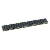 Gniazdo goldpin jednorzędowe, 20 pin, raster 2,54 mm, precyzyjne, łamane