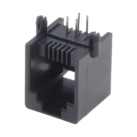 Gniazdo RJ 6P4, mini do druku