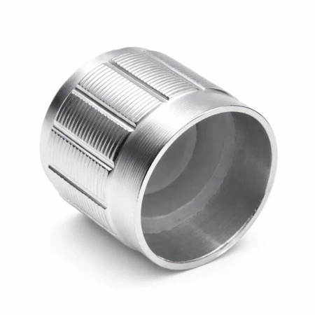 Gałka aluminiowa do potencjometru na oś 6mm - 16x17mm - srebrna - GSL16