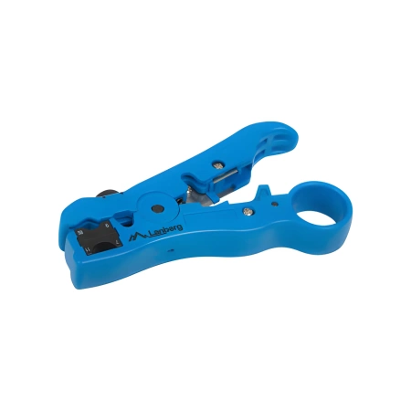 Zestaw narzędzi do budowy sieci LAN: tester, zaciskarka, ściągacz izolacji, nóż KRONE, NT-0302 Lanberg