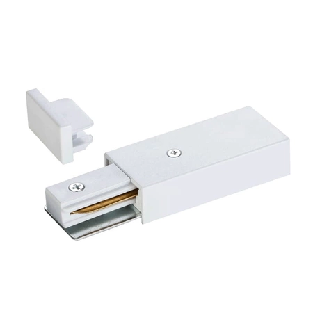 Zestaw oświetlenia szynowego: 4 reflektory LED 5W, 2m szyny + akcesoria, biały