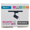 Reflektor szynowy LED 20W, 1954lm, 4100K, czarny
