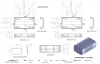 Obudowa 90x50, h=32mm ABS UL94V0, z panelem, G434
