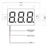 Moduł woltomierza DC 0.36'' LED bez obudowy, 3 przewody, czerwony