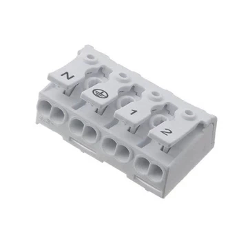 Złącze zatrzaskowe do druku, 4 pola, raster 10mm, wysokość 11,6mm, bez uziemienia, 450V / 24A, Degson DG238