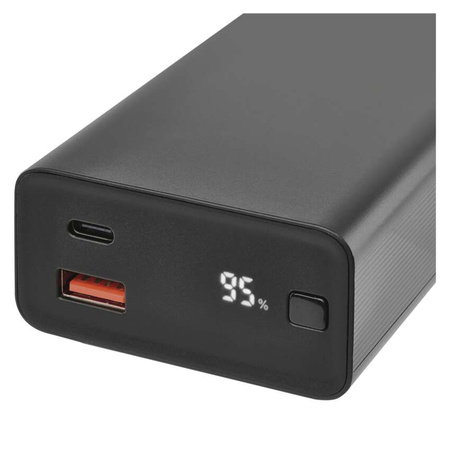 Powerbank NTBF20, 20000mAh, 65W szybkie ładowanie PD, czarny, do laptopa, EMOS B0560B