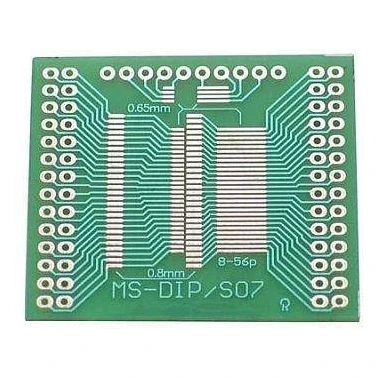 Adapter SMD SSOP i TSSOP SSOP8–SSOP56 i TSSOP8–TSSOP56 na raster 2,54 mm MS-DIP/SO7