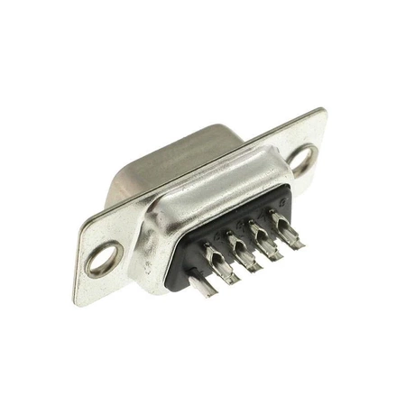 Gniazdo D-Sub żeńskie DB9 9-pin proste na przewód Connfly do elektroniki i automatyki