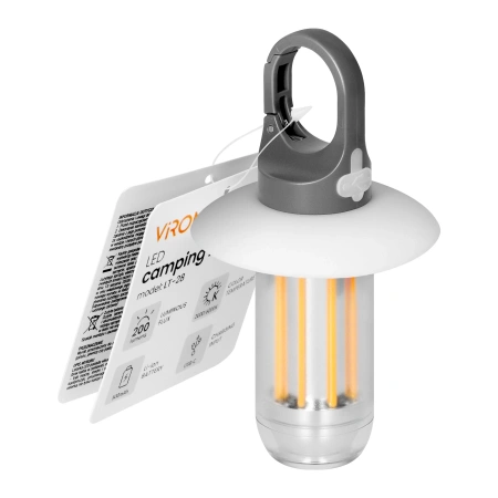 Latarka kempingowa LED 200 lm, USB-C, 5 trybów, IPX4, VIRONE LT-28
