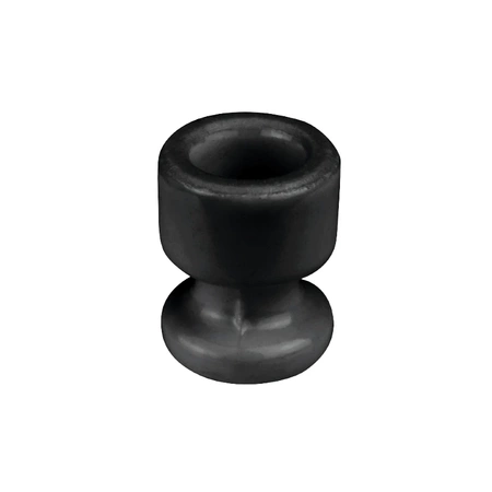 Uchwyt kabla ceramiczny 18x23mm, natynkowy czarny Ceramic Loft