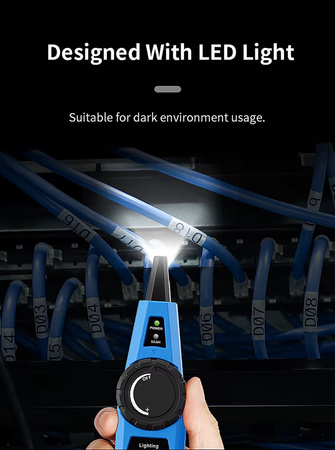 Tester sieci LAN szukacz par przewodów NOYAFA NF-B509