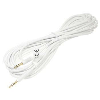 Kabel jack 3.5 wtyk stereo - 3.5 wtyk stereo 3m biały JKJ20