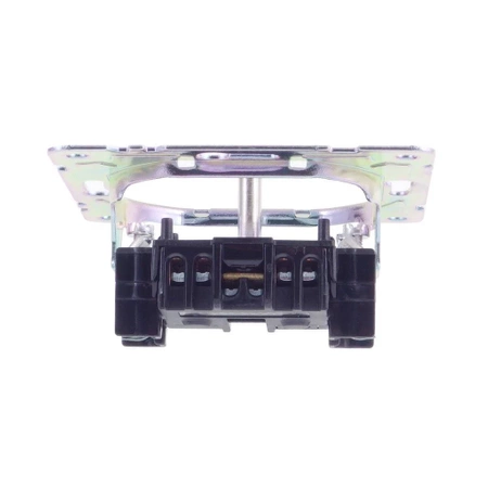 Gniazdo elektryczne z uziemieniem, montaż podtynkowy, kolor czarny OVAL Electromalt OVA1011B