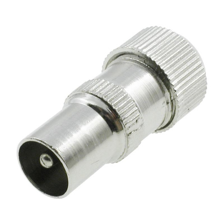 Wtyk antenowy prosty metal