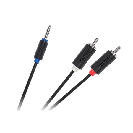 Kabel jack 3.5 stereo - 2x RCA 10m standard