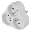Rozgałęźnik sieciowy 230 V, 3 gniazda, 10 A, biały, EMOS P0026