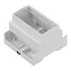 Obudowa modułowa na szynę DIN ZD1005J, 89,8 × 89,4 × 65,2 mm, ABS, szara, Kradex