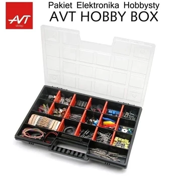 Zestaw elementów elektronicznych Elektronika Hobbysty AVT HOBBY BOX