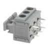 Złącze zatrzaskowe do druku, 3 pola, raster 5mm, wysokość 15,5mm, 250V / 10A, 1,5mm², PA66, Degson DG235