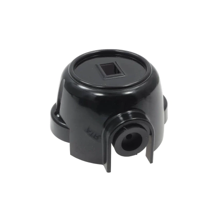 Włącznik światła schodowy, montaż natynkowy, kolor czarny, seria Retro PRL